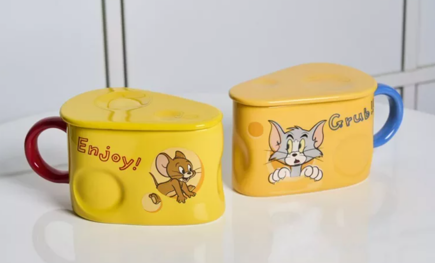 Tom & Jerry Taiwan Family Mart Limited 2 320ml Cheese Style Mug Cup Set