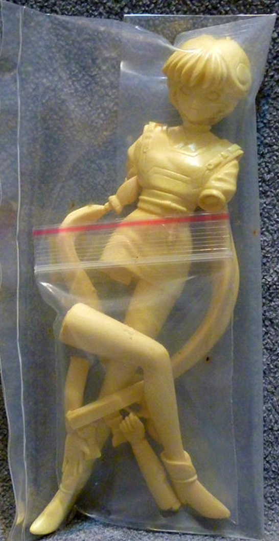 Popy 1/8 B-Club Present Video Girl Ai Series No 3 Amano Ai Cold Cast Model Kit Figure