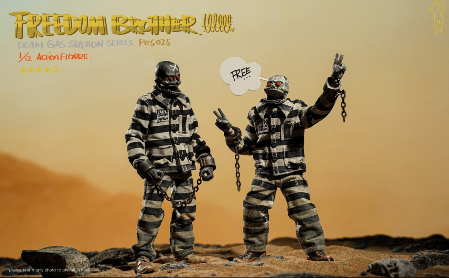 Damtoys 1/12 Pocket Elite Series PES025 Coal Dog Death Gas Station Series Freedom Brother Action Figure