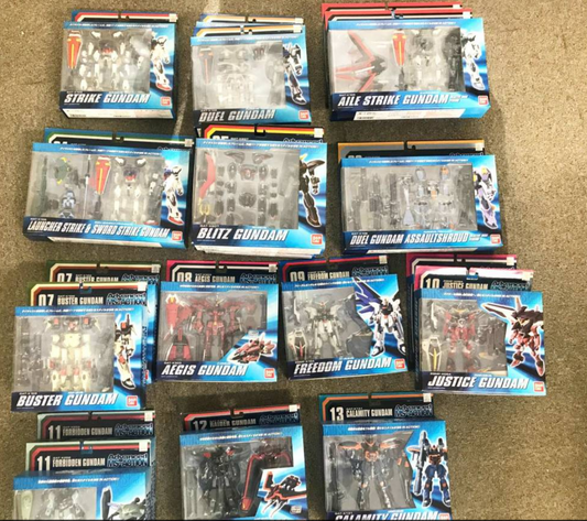 Bandai Mobile Suit Gundam AMIA Advanced MS in Action Full Set 13 Figure Set