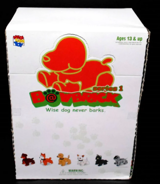 Medicom Toy 100% Kubrick B@wbrick Bawbrick Series 1 Sealed Box 24 Random Action Dog Figure Set
