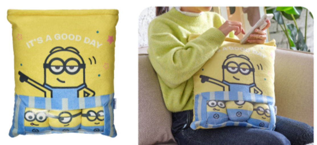 Minions Taiwan Family Mart Limited 16" Food Bag Style Plush Doll Figure