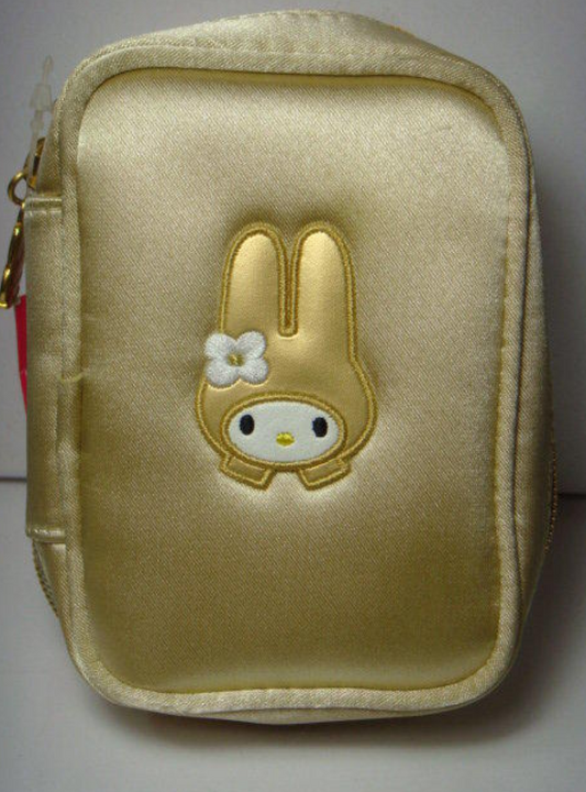 Sanrio My Melody Vivitix Girls Gold Cosmetic Bag