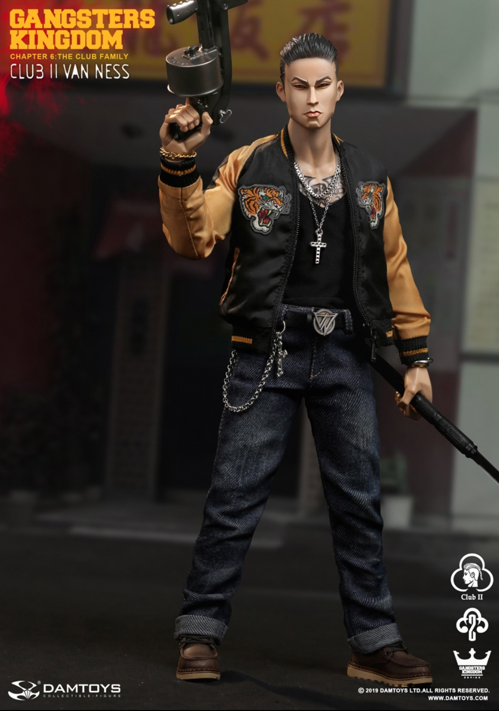 DamToys 1/6 12" Gangsters Kingdom GK017 Club 2 Van Ness Action Figure