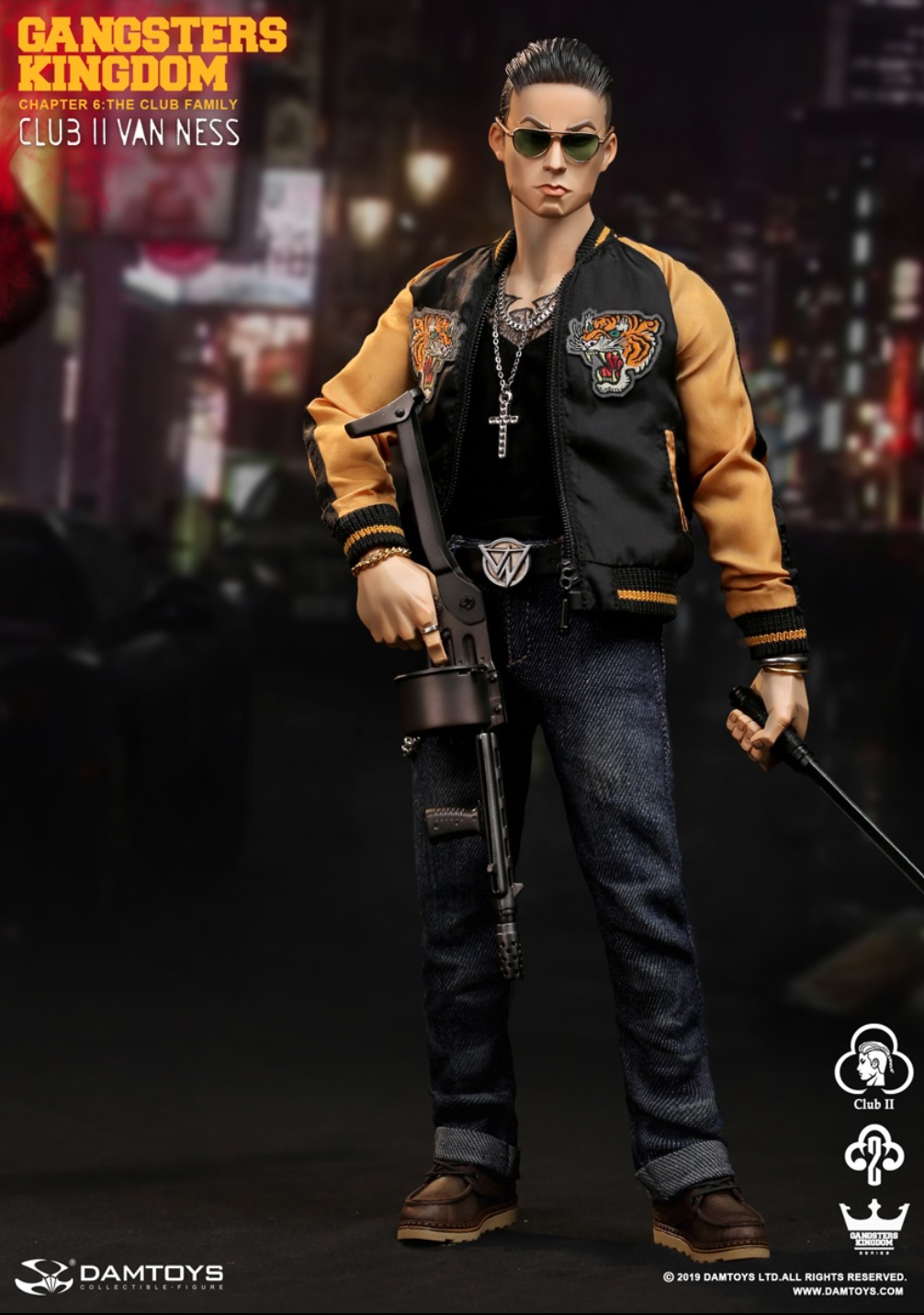 DamToys 1/6 12" Gangsters Kingdom GK017 Club 2 Van Ness Action Figure