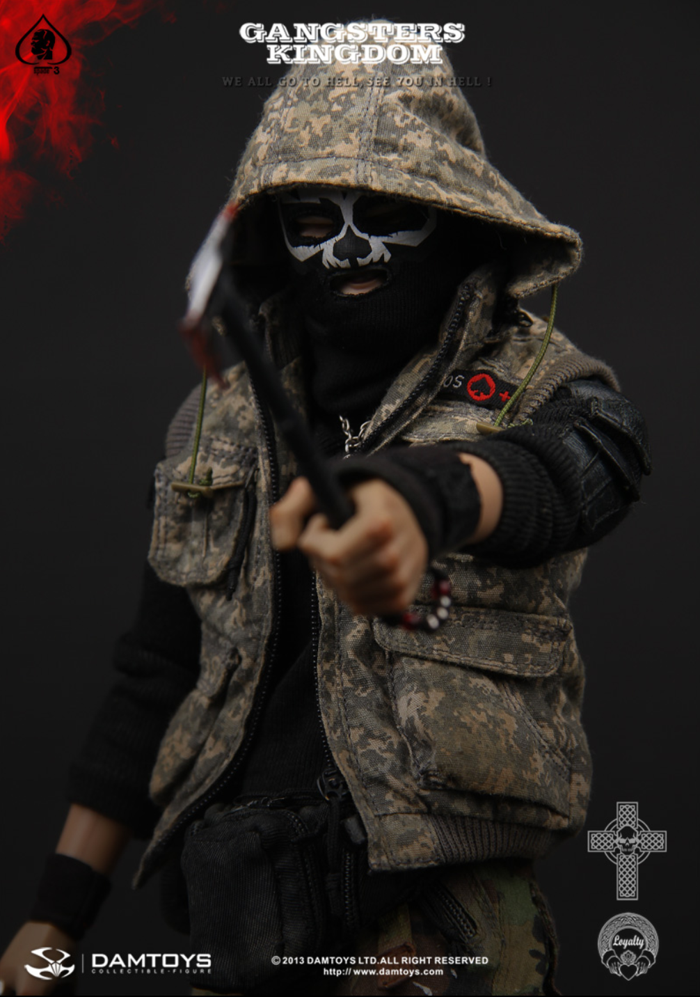 DamToys 1/6 12" Gangsters Kingdom GK003 Spade 3 Action Figure