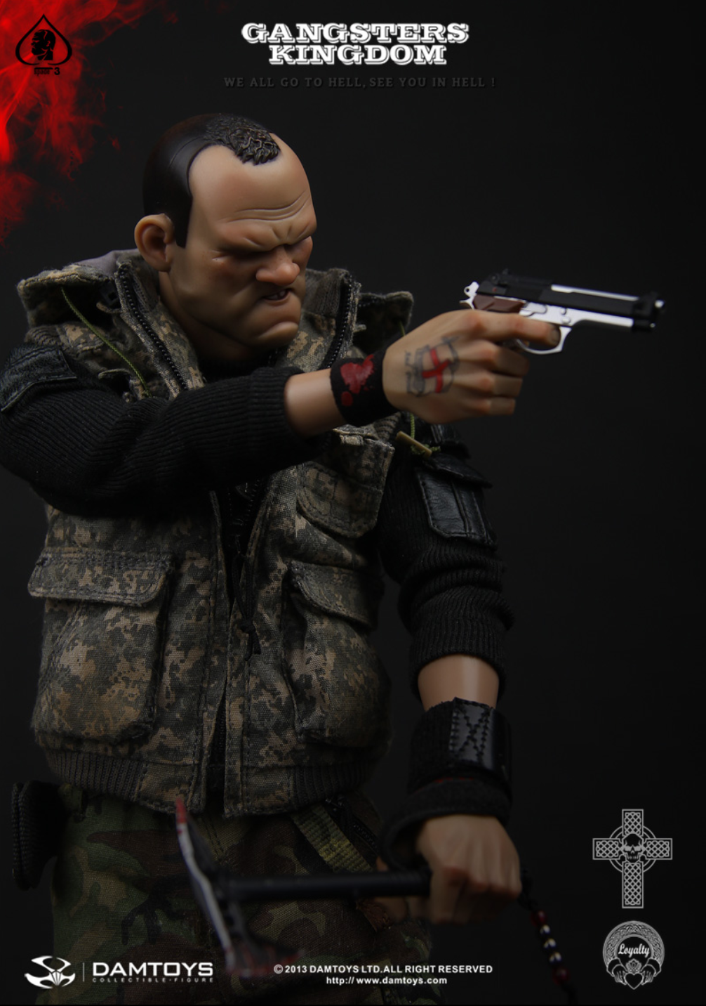 DamToys 1/6 12" Gangsters Kingdom GK003 Spade 3 Action Figure