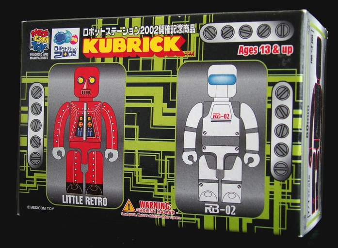 Medicom Toy 2002 Kubrick 100% Robot station Commemorative Items Little Retro RB-02 2 Figure Set - Lavits Figure