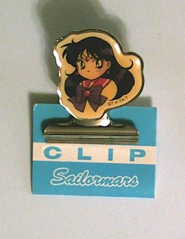 Movic Pretty Soldier Sailor Moon R Mars Mini Metal Clip - Lavits Figure