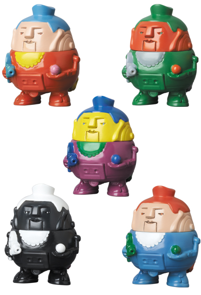 Medicom Toy 2015 Yowohei Kaneko Mirock Toy VAG Vinyl Artist Gacha Gashapon Ota Schedule Miroku Maru 5 2.5" Figure Set - Lavits Figure