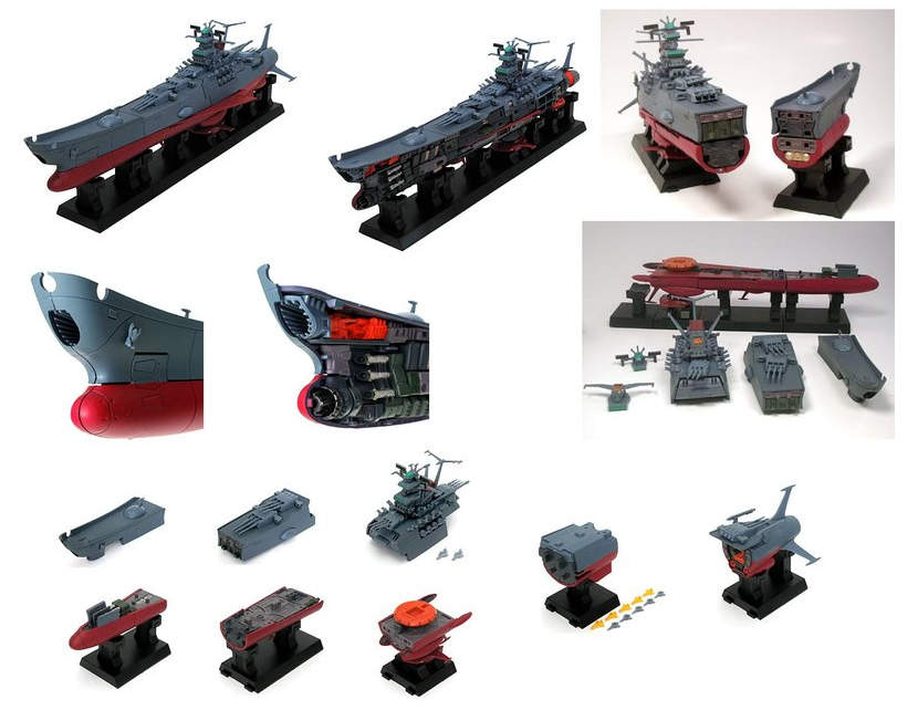 Bandai Star Blazers Space Battle Ship Yamato Mechanic File 8 Collection Figure Set - Lavits Figure
- 1