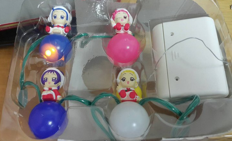 Magical Ojamajo Do Re Mi Christmas Xmas Light Set Used - Lavits Figure
 - 2