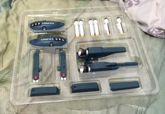 Yamato 1/60 Robotech Macross Do You Remember Love VF-1S with Super & Strike Parts Roy Focker Action Figure Used