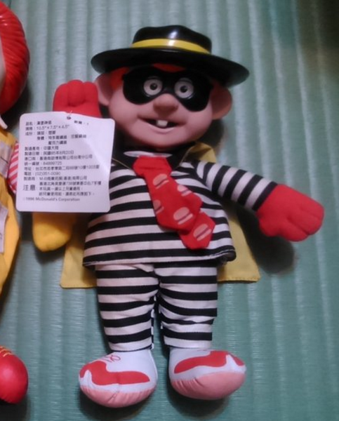 Mcdonalds 1996 Character Hamburglar Plush Doll Figure - Lavits Figure