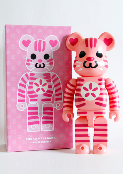 Medicom Toy 2010 Be@rbrick 400% Shoko Nakagawa Pink Ver 11" Vinyl Collection Figure - Lavits Figure
- 3