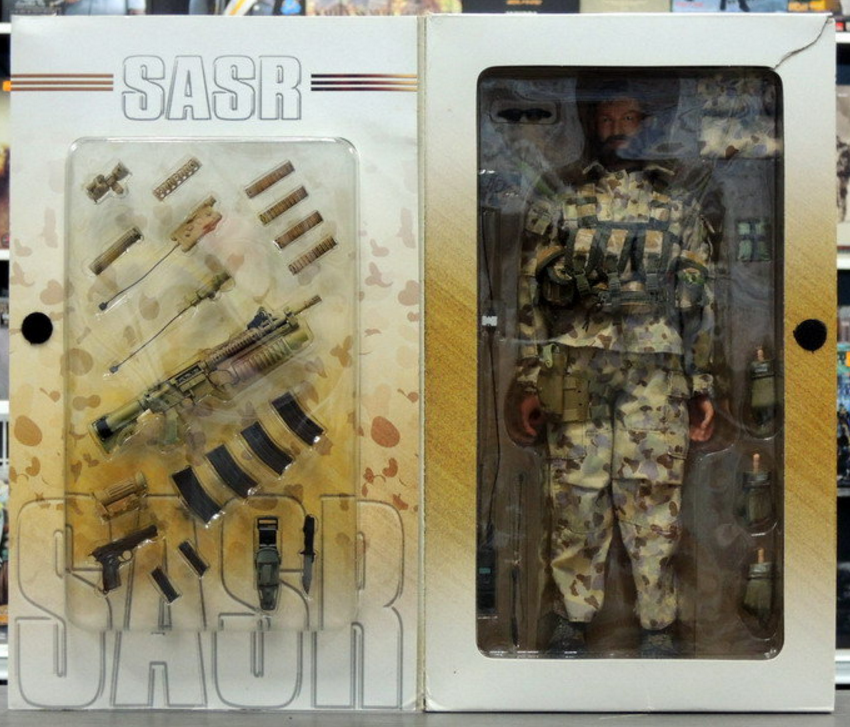 BBi 12" 1/6 Collectible Items Elite Force Australian 1 SQN SASR Special Air Service Regiment Desert OPS Sergeant Barney Action Figure - Lavits Figure
- 2