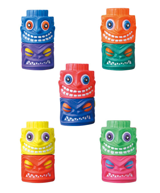 Medicom Toy 2015 Mirock Toy Yowohei Kaneko Shoko Nakazawa Koraters VAG Vinyl Artist Gacha Gashapon Chitty Chitty 5 2.5" Figure Set - Lavits Figure