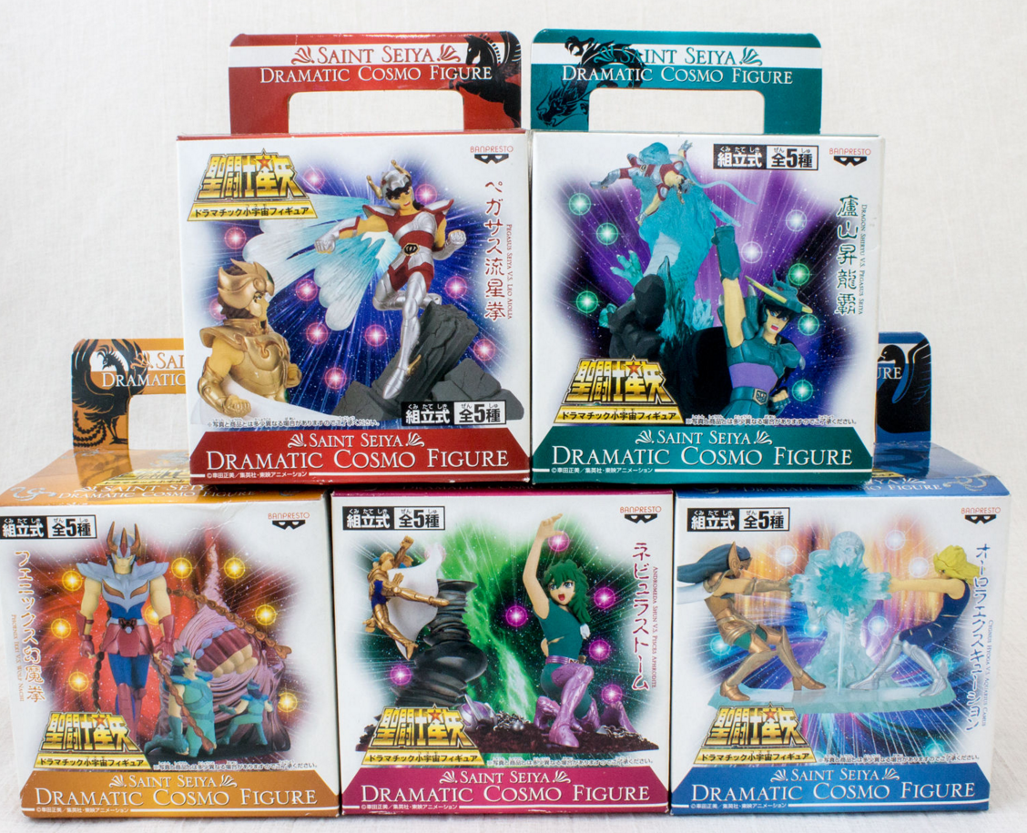 Bandai Saint Seiya Dramatic Cosmo 5 Trading Collection Figure Set - Lavits Figure