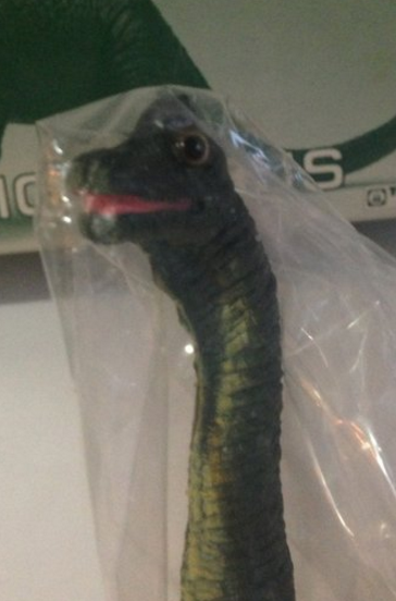 Tsukuda Hobby Japan 1991 Dinosaur KR-05 Brachiosaurus 6" Soft Vinyl Figure - Lavits Figure
 - 2