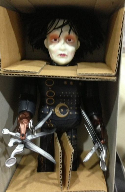 Medicom Toy Nostalgic Future 03 Edward Scissorhands 8" Tin Toy Figure - Lavits Figure
