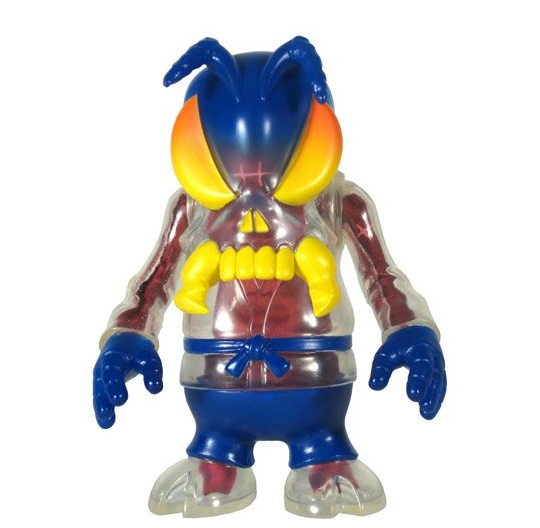 Secret Base x Super7 2008 Convex Skull Bee Voodoo Blue Ver 5" Vinyl Collection Figure - Lavits Figure
 - 1