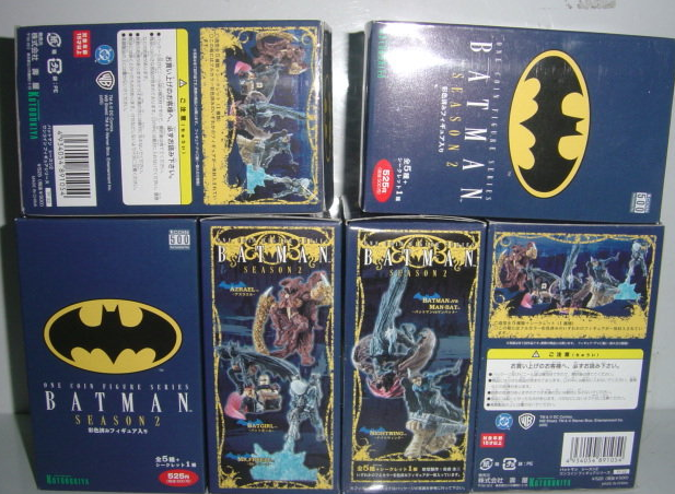 Kotobukiya One Coin Series Batman Season 2 5+1 Secret 6 Trading Figure Set - Lavits Figure