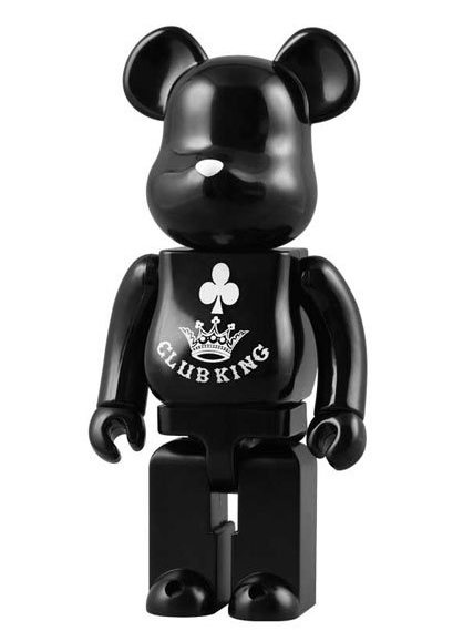 Medicom Toy Be@rbrick 400% Club King Black Ver 11" Vinyl Collection Figure - Lavits Figure