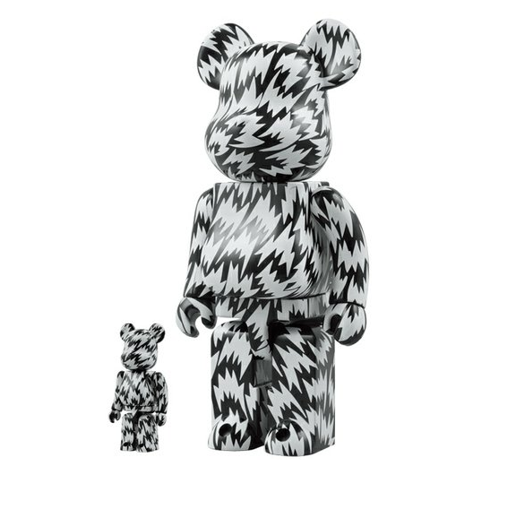 Medicom Toy 2008 Be@rbrick 400% 100% Eley Kishimoto Black & White Ver 11