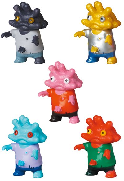 Medicom Toy 2015 Sunguts VAG Vinyl Artist Gacha Gashapon Aging Meat Zombie 5 2.5" Figure Set - Lavits Figure