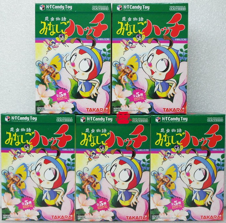 Kaiyodo Takara K-T Candy Toy Minashigo Honeybee Hatch 5 Trading Collection Figure Set - Lavits Figure
- 1