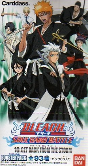 Bandai Bleach Carddass Soul Card Battle Game Booster Pack Part 10 Get Back From The Storm Sealed Box - Lavits Figure
