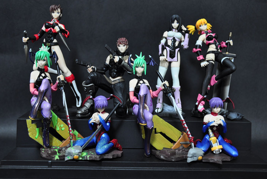 Yujin Crimson Tears Tokyo 2049 Gashapon 6+2 Secret 8 Trading Figure Set Used - Lavits Figure
 - 1