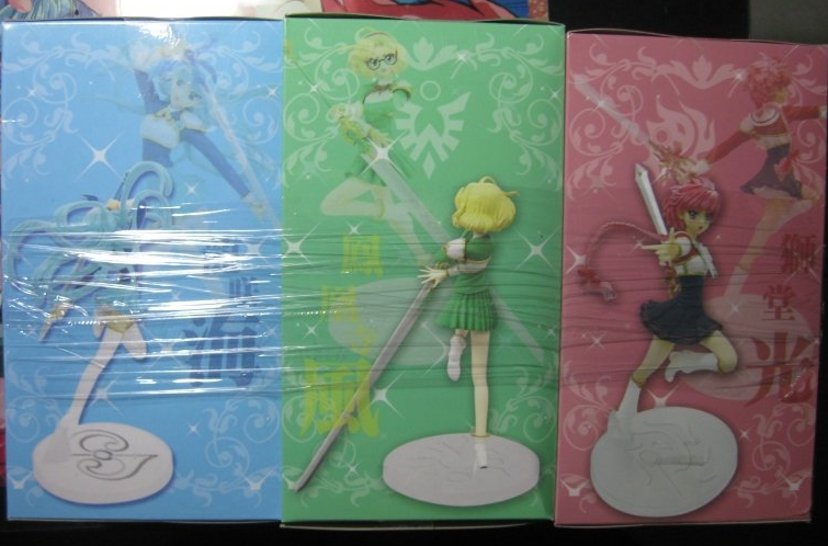 Clamp Magic Knight Rayearth Nostargia Girl 3 8" Pvc Collection Figure Set - Lavits Figure
- 2