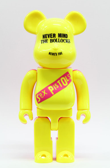 Medicom Toy Be@rbrick 400% Sex Pistols Yellow Ver 11" Vinyl Collection Figure - Lavits Figure