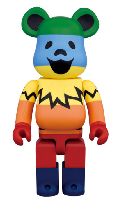 Medicom Toy Be@rbrick 1000% Grateful Dead Dancing Bear Ver 29" Vinyl Figure Used - Lavits Figure