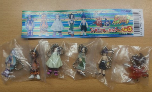 Tomy Shaman King Gashapon Part 3 5 Mini Swing Strap Collection Figure Set - Lavits Figure