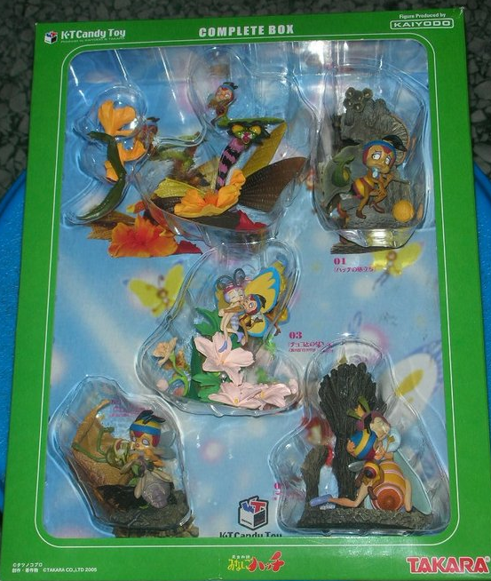 Kaiyodo Takara K-T Candy Toy Minashigo Honeybee Hatch 5 Trading Collection Figure Set Used - Lavits Figure
- 1