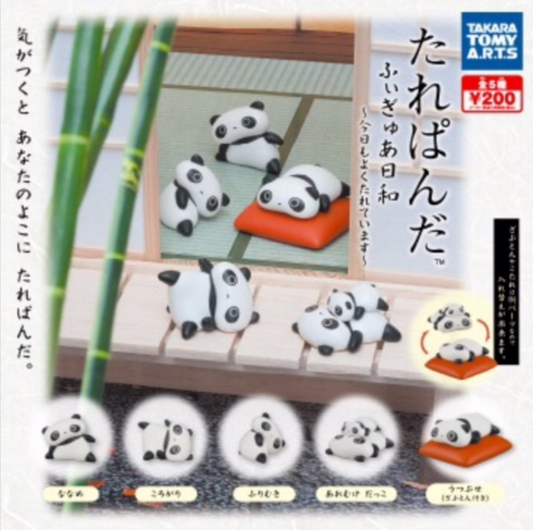 Takara Sanrio Tarepanda Gashapon 5 Mini Collection Figure Set - Lavits Figure