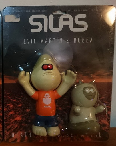 Amos Toys 1999 James Jarvis Evil Martin & Bubba Orange Ver 5" Vinyl Figure - Lavits Figure
 - 2
