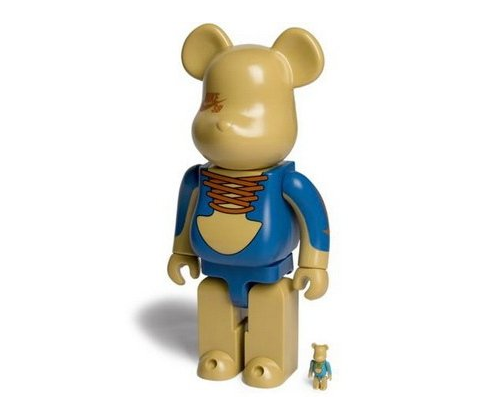 Medicom Toy 2006 Be@rbrick 400% 50% Nike SB Three 11" Vinyl Figure Set - Lavits Figure
 - 1
