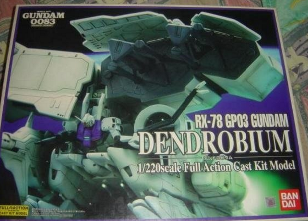 Bandai 1/220 Mobile Suit Gundam 0083 RX-78 GP03 Gundam Dendrobium Full  Action Cold Cast Model Kit Figure
