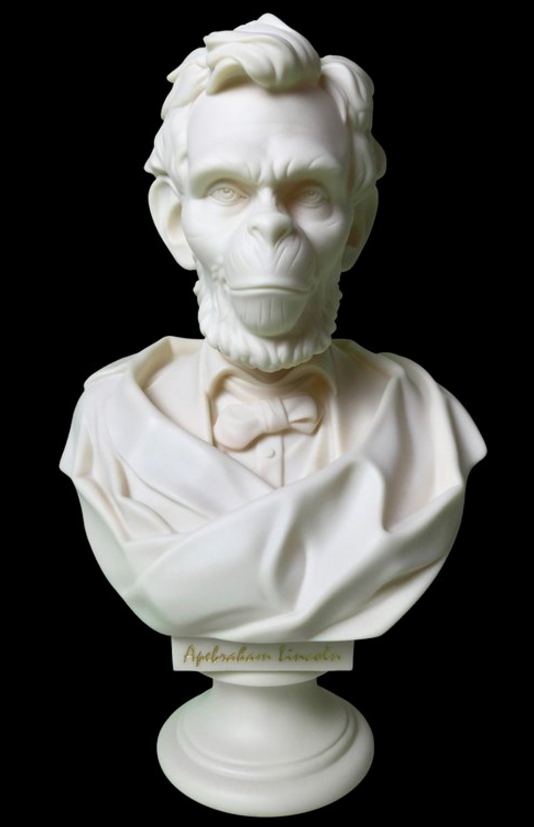 Defyboy Works Kea Tsai KXX Aperbraham Lincoln White Ver 12" Vinyl Figure - Lavits Figure