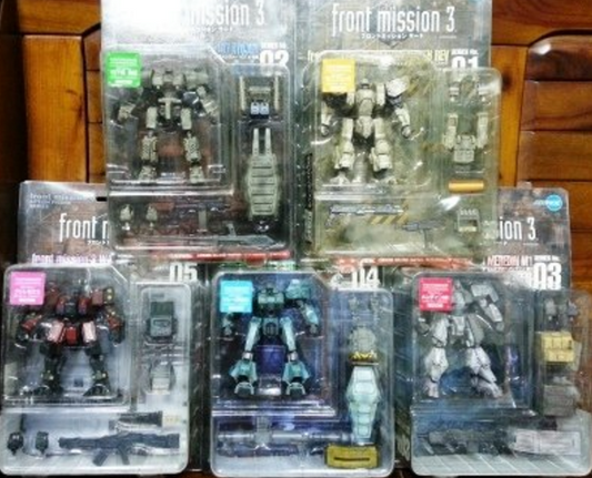Kotobukiya ArtFx Front Mission 3 5 Action Trading Collection Figure Set - Lavits Figure
 - 1