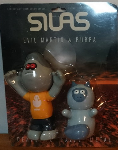 Amos Toys 1999 James Jarvis Evil Martin & Bubba Yellow Ver 5" Vinyl Figure - Lavits Figure
- 2