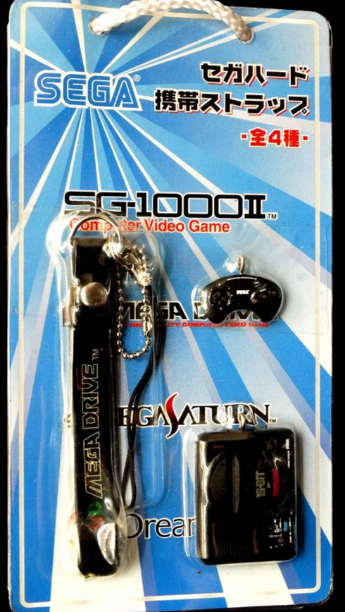 Sega Console SG-1000II Computer Video Game Phone Strap Key Chain Trading Figure - Lavits Figure