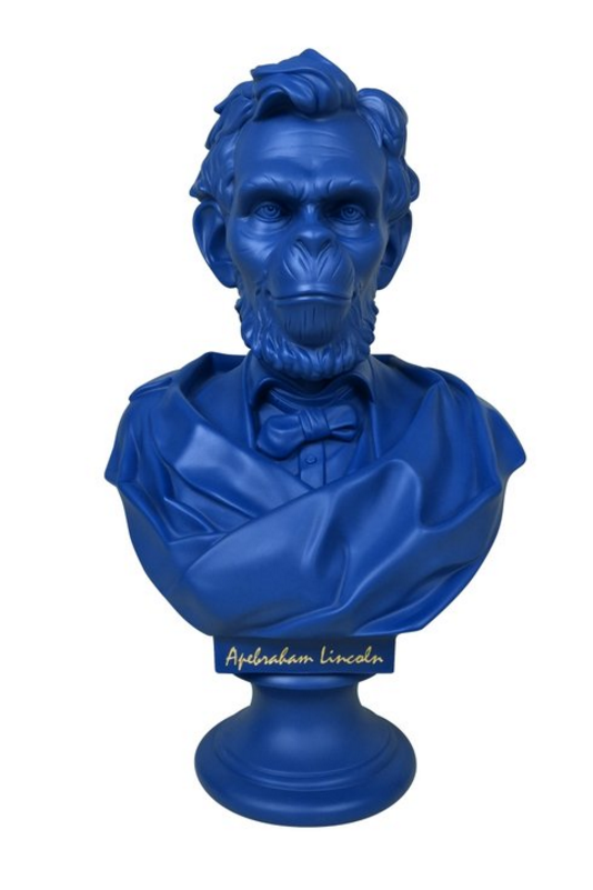 Defyboy Works Kea Tsai KXX Aperbraham Lincoln Blue Ver 12" Vinyl Figure - Lavits Figure