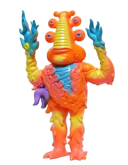 Presspop 2008 Jim Woodring Lorbo Standard Version 01 Orange Ver 7" Vinyl Figure - Lavits Figure