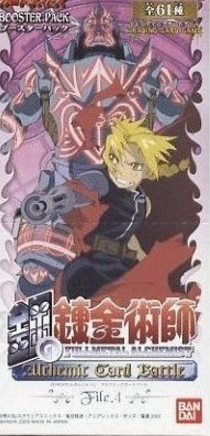 Bandai Fullmetal Alchemist Carddass Card Battle Game Booster Pack Part 4 Sealed Box - Lavits Figure
