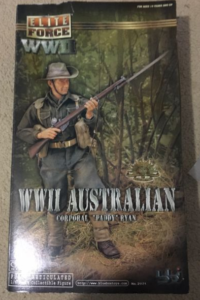 BBi 12" 1/6 Collectible Items Elite Force WWII Australian Corporal Paddy Ryan Action Figure - Lavits Figure