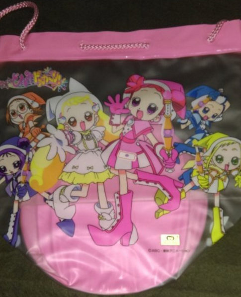Japan Magical Ojamajo Do Re Mi Plastic Tote Bag Type C - Lavits Figure